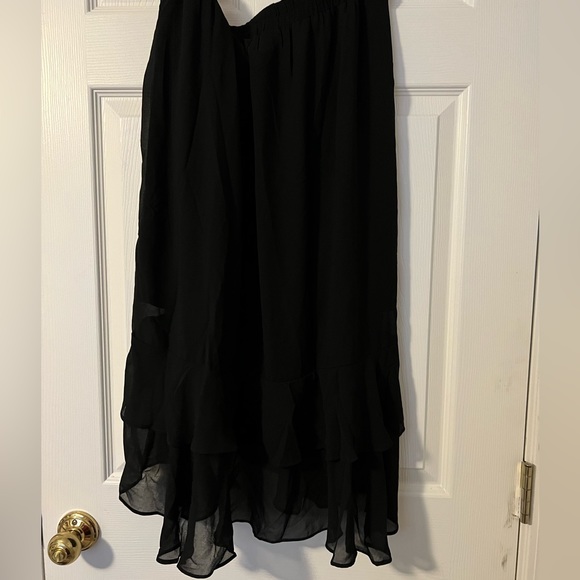 Host pick!!! NWT Allegra K ruffle chiffon tie asymmetrical hem skirt - Picture 8 of 8